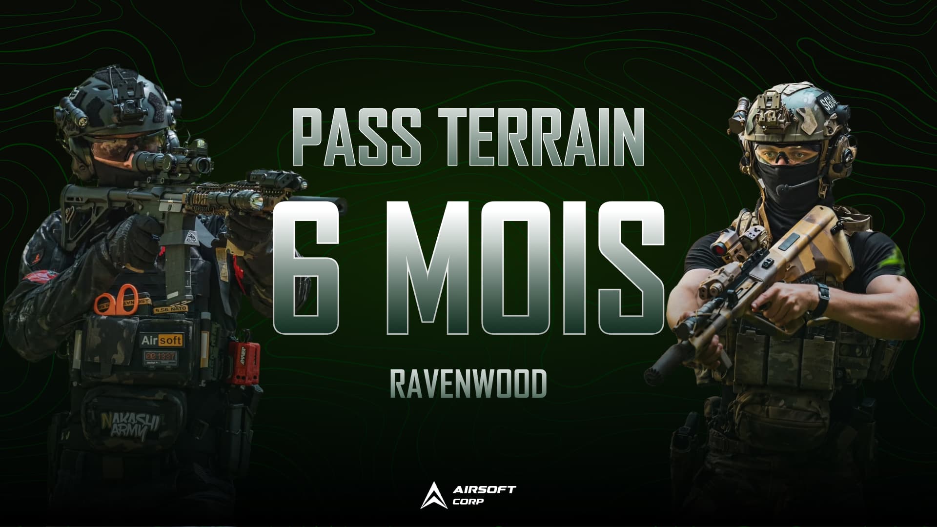 Pass Terrain Ravenwood - 6 Mois