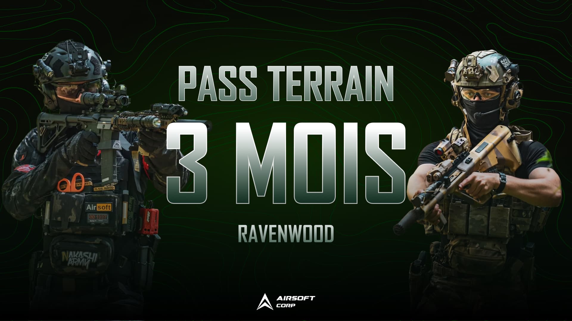 Pass Terrain Ravenwood - 3 Mois